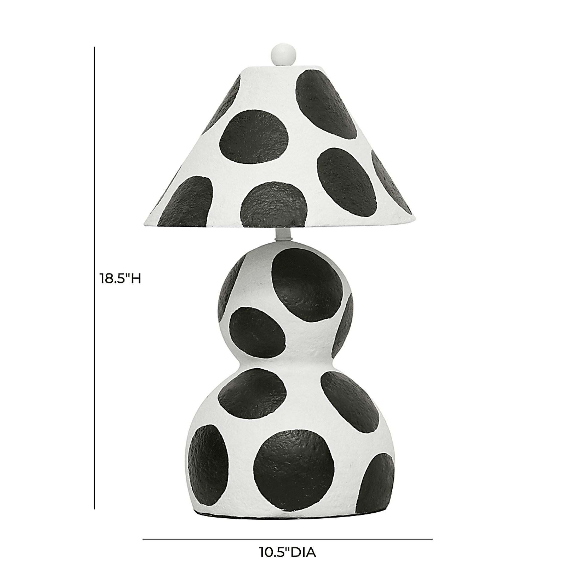 Fiske Oaks White Lamp - Image 3