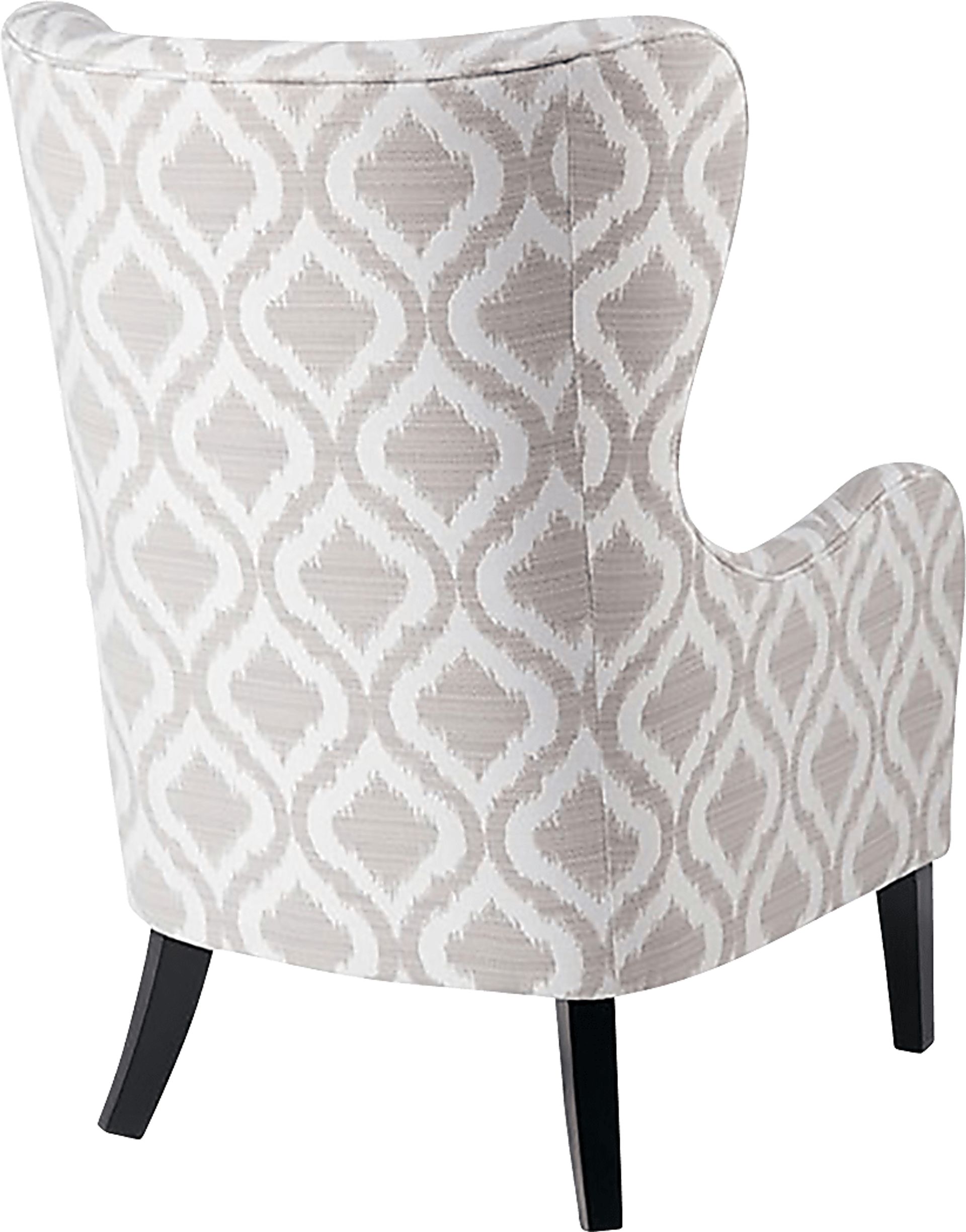 Fitzhenery White Accent Chair - Image 4