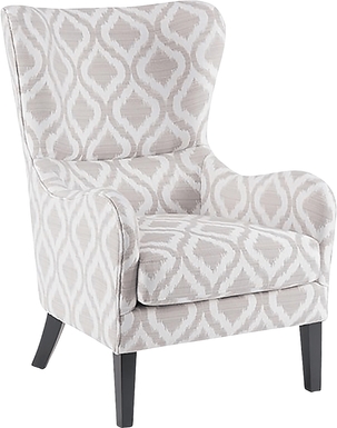 Fitzhenery White Accent Chair