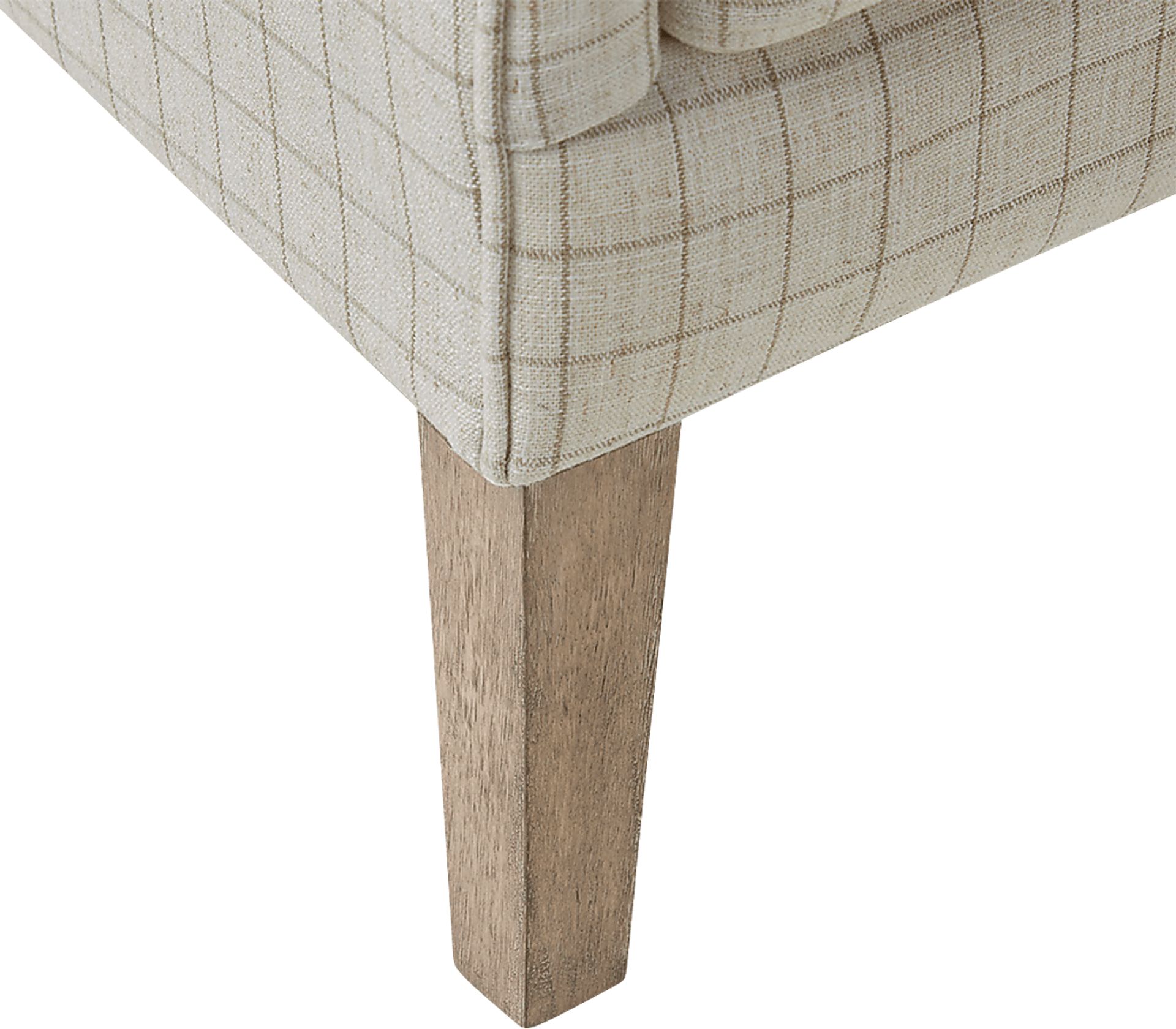 Fitzhenry Beige Accent Chair - Image 4