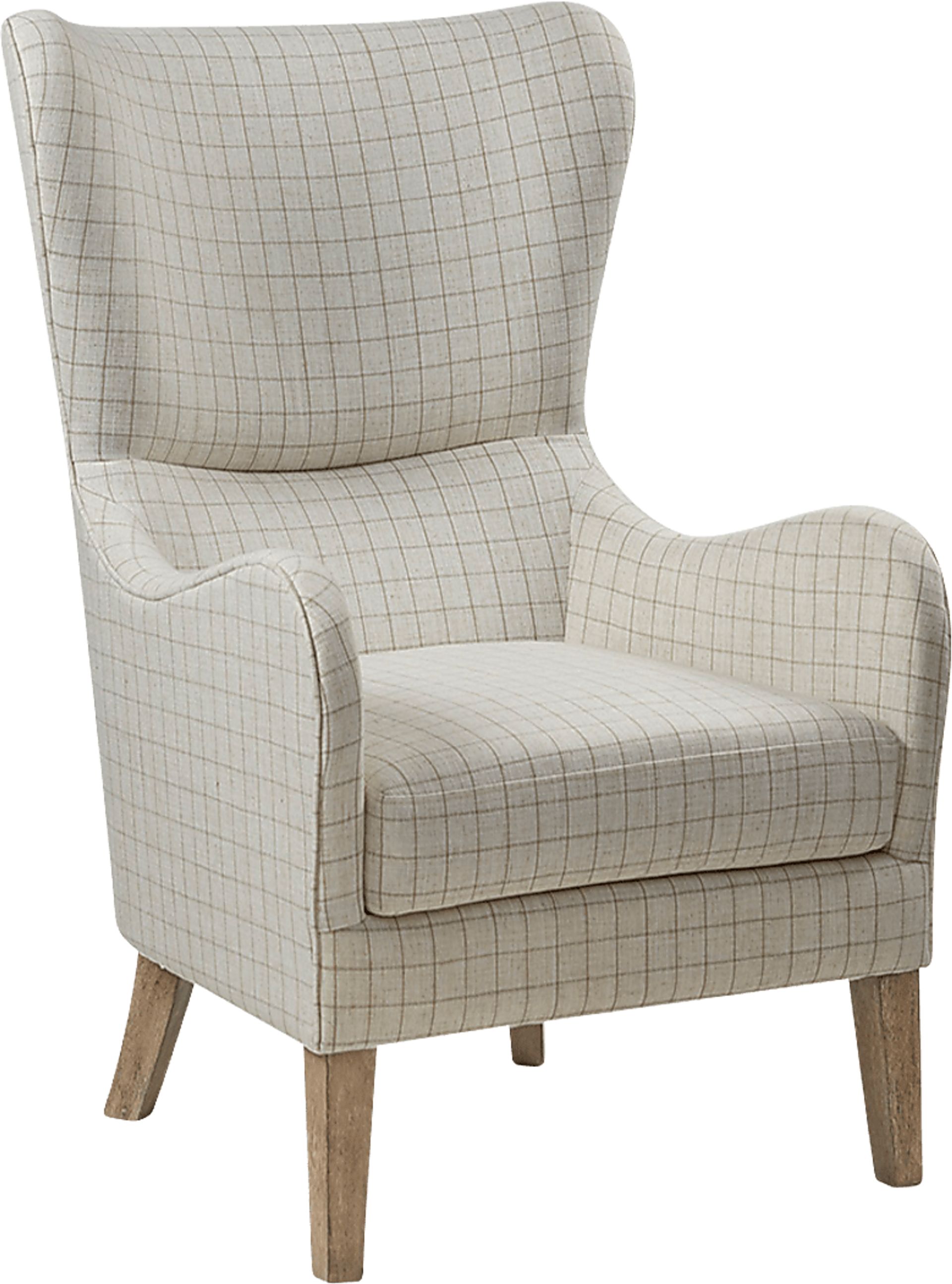 Fitzhenry Beige Accent Chair - Image 1