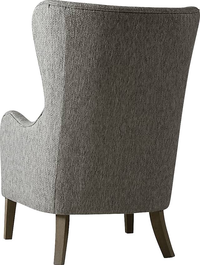 Fitzhenry Gray Accent Chair - Thumbnail - Image 3