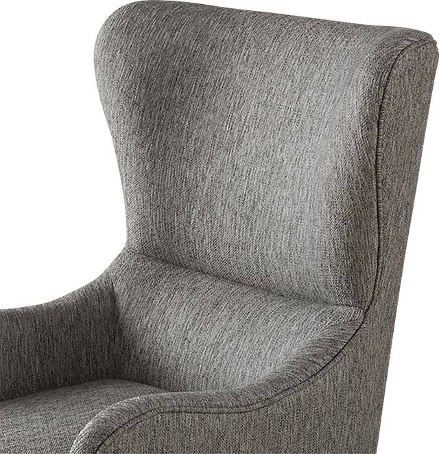 Fitzhenry Gray Accent Chair - Thumbnail - Image 5