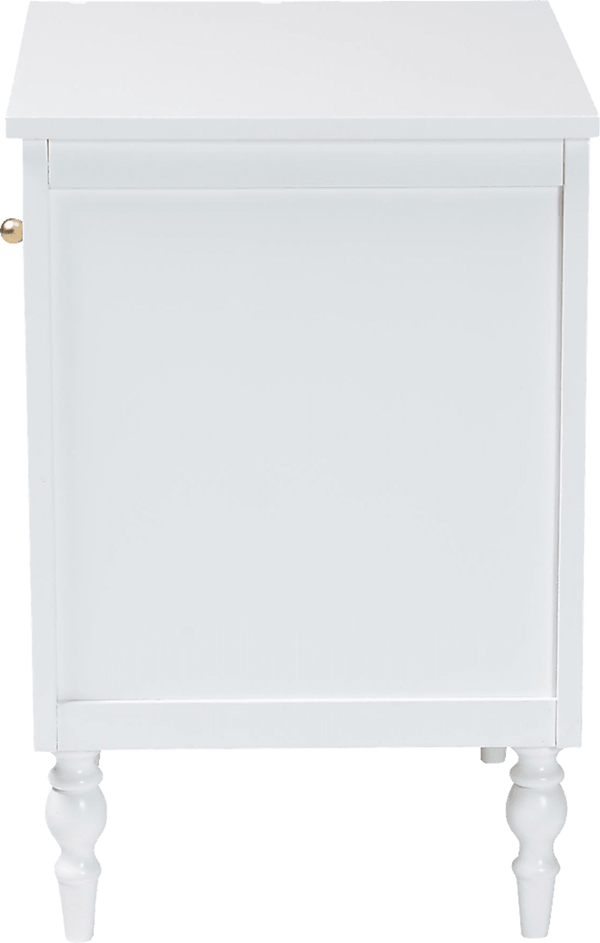 Fivelakes White Nightstand - Image 7