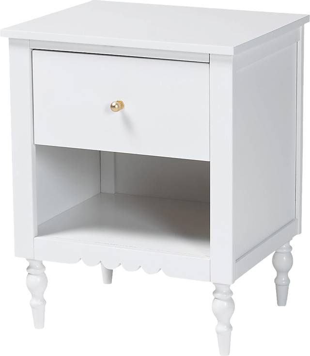 Fivelakes White Nightstand - Thumbnail - Image 1