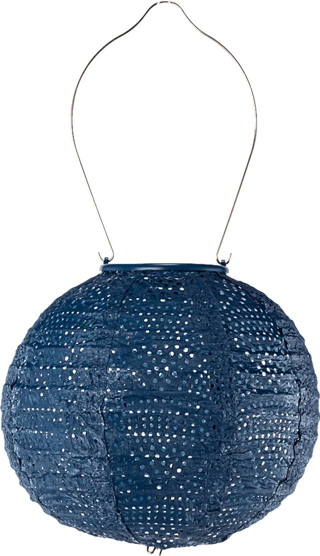 Fiyga Edge Outdoor Blue Solar Lantern - Thumbnail - Image 1