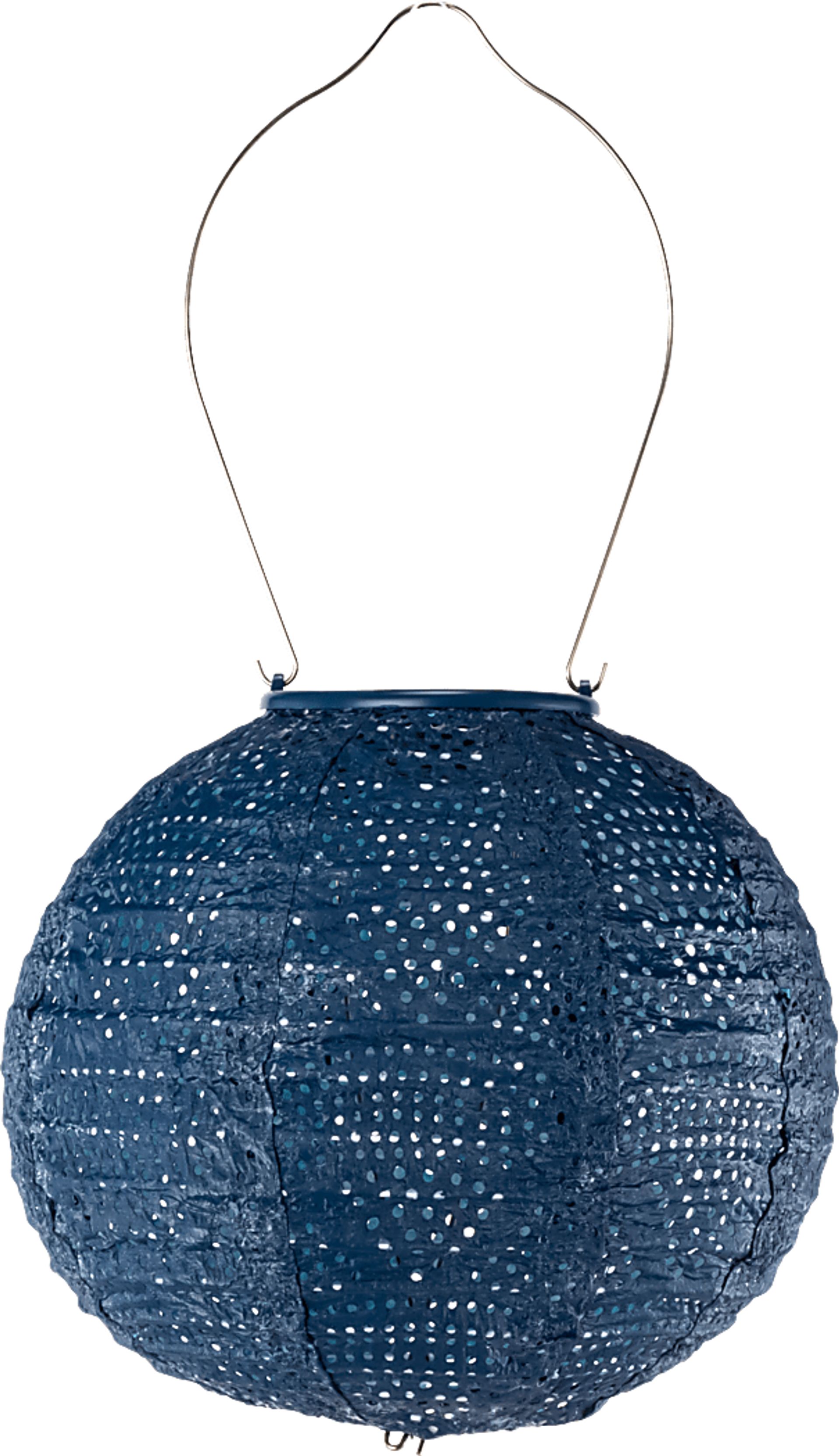 Fiyga Edge Outdoor Blue Solar Lantern - Image 1