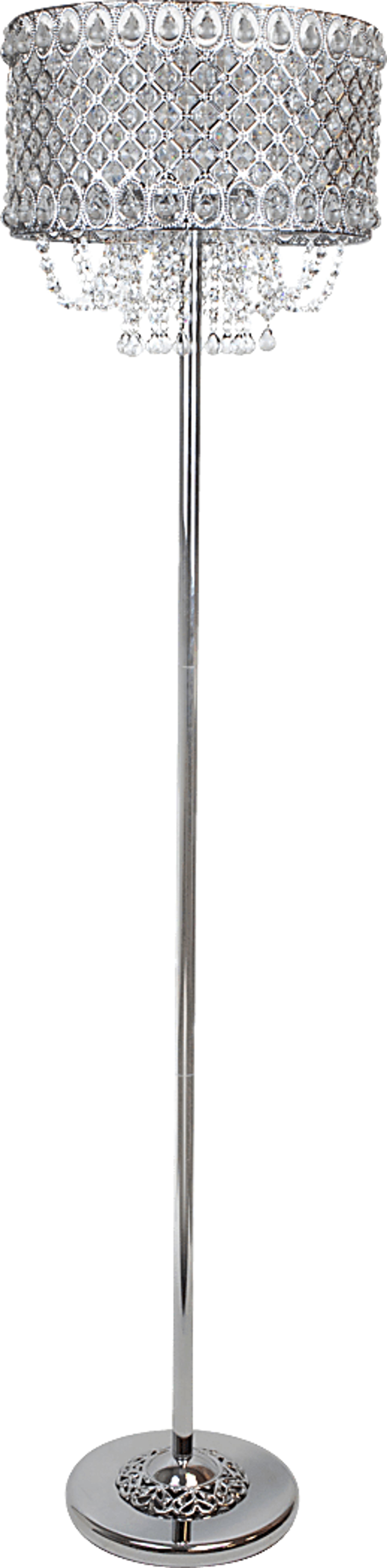Flagami Boulevard Silver Floor Lamp - Image 1