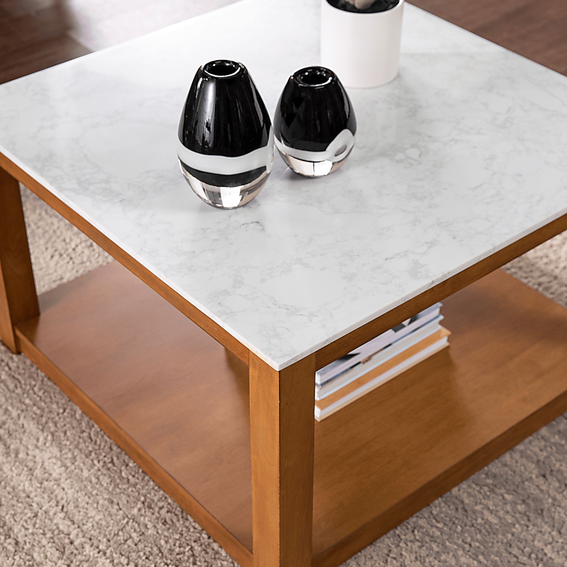 Flamevine White Cocktail Table - Image 3