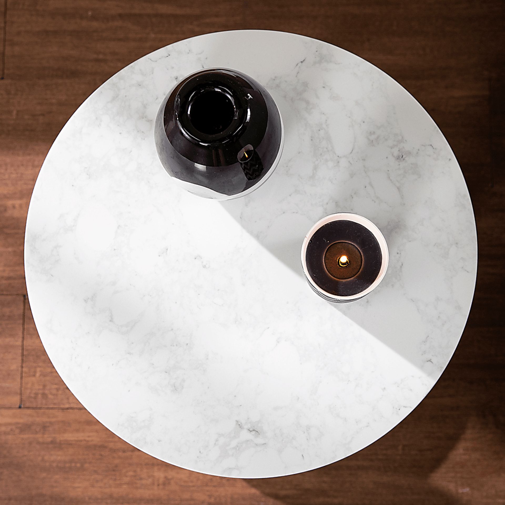 Flamevine White End Table - Image 4