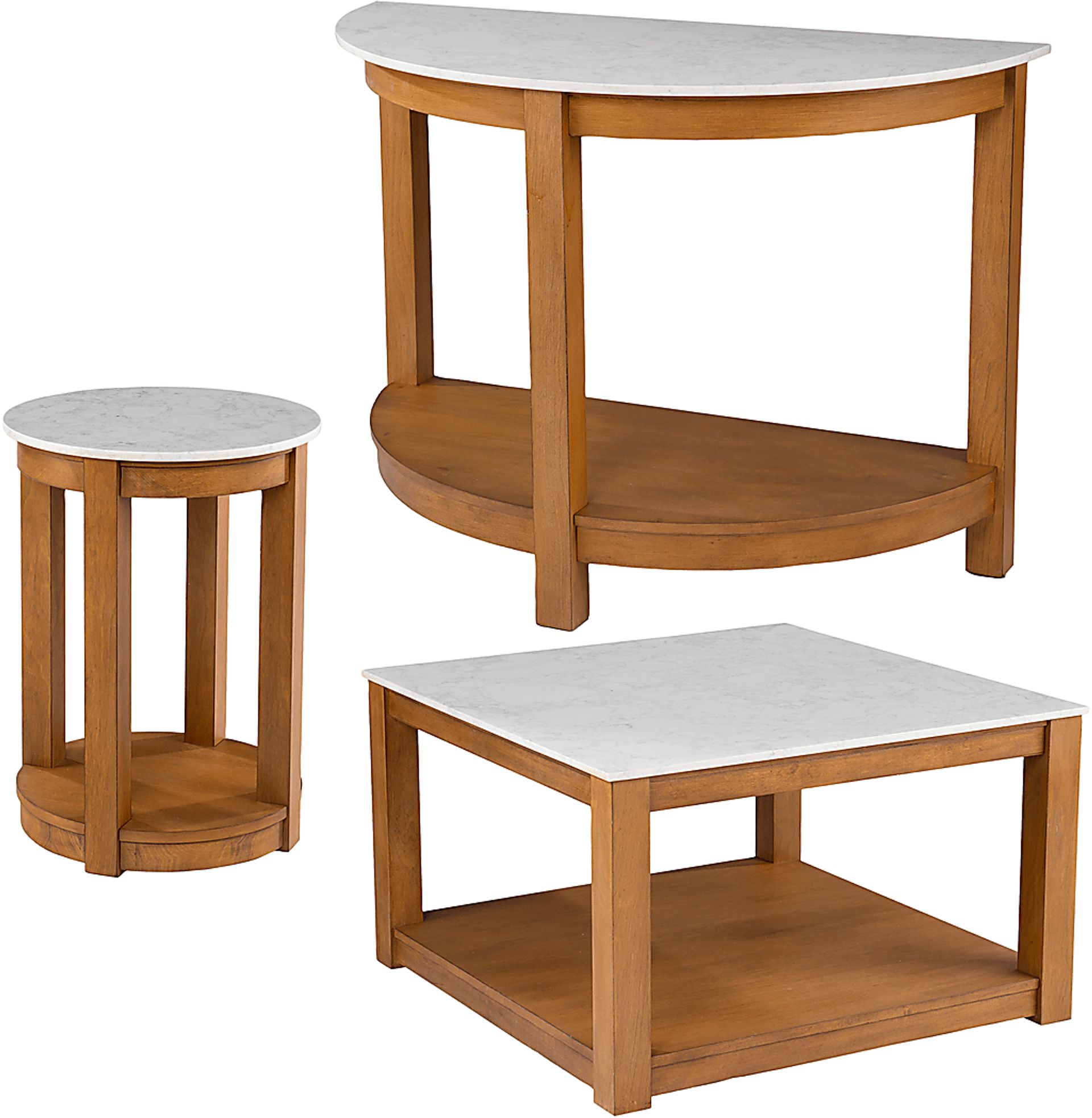 Flamevine White End Table - Image 8
