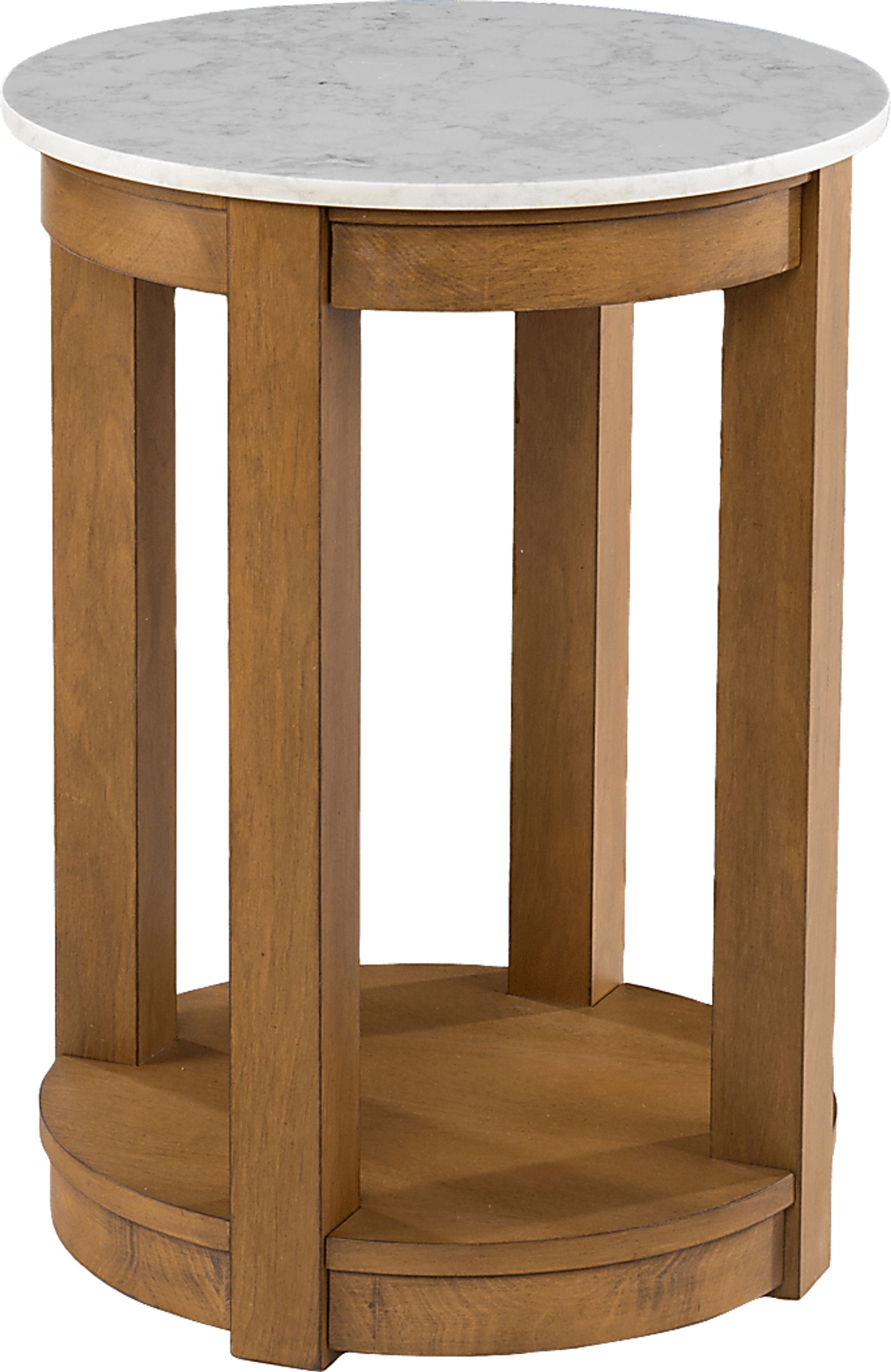 Flamevine White End Table - Image 1