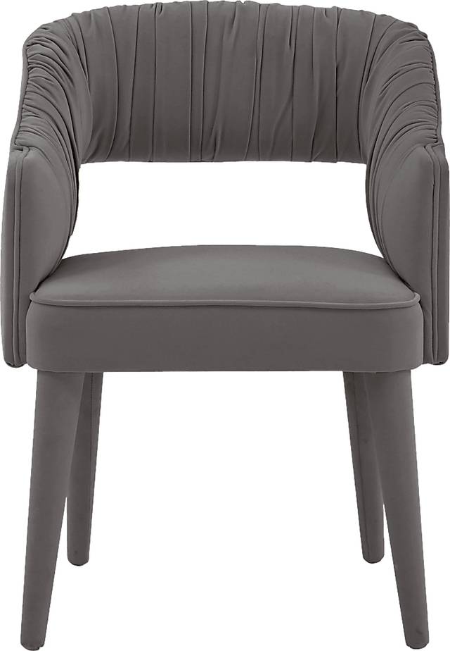 Flanary Gray Arm Chair - Thumbnail - Image 3