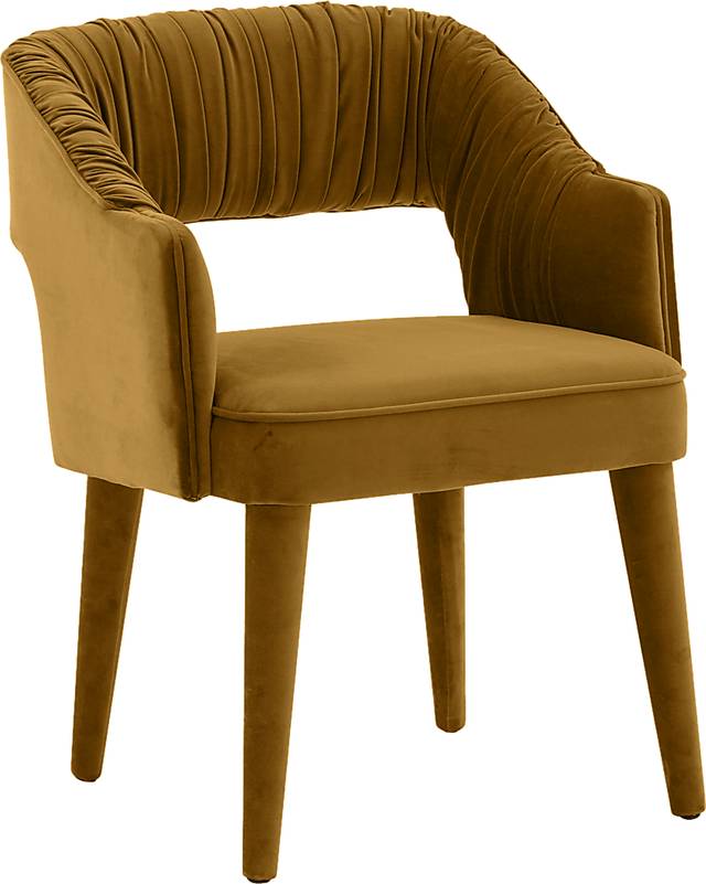 Flanary Orange Arm Chair - Thumbnail - Image 1