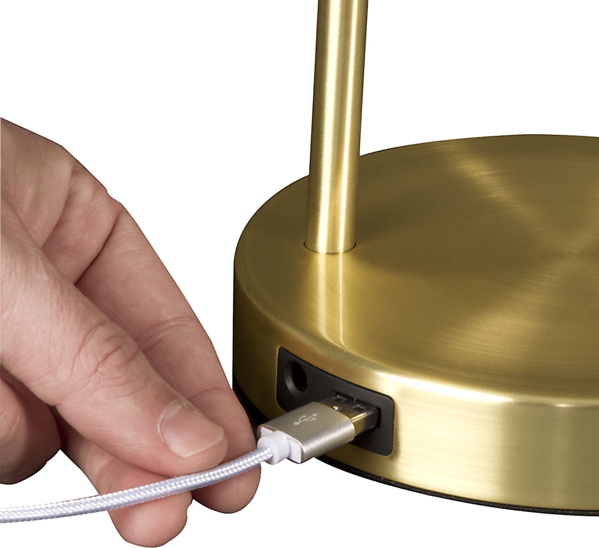 Flanders Lane Brass Lamp - Image 3