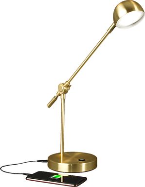 Flanders Lane Brass Lamp