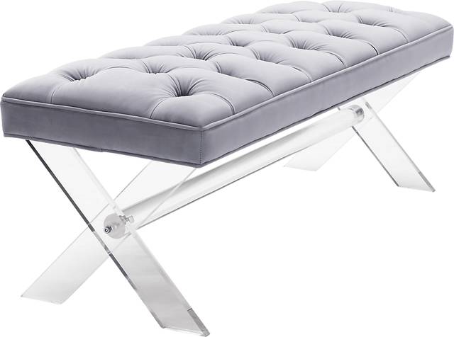 Flarita Gray Bench - Thumbnail - Image 3