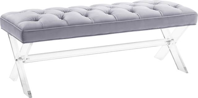 Flarita Gray Bench - Thumbnail - Image 1
