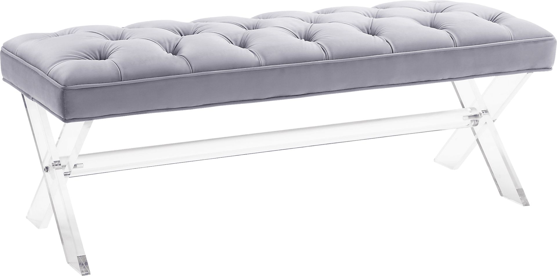 Flarita Gray Bench - Image 1