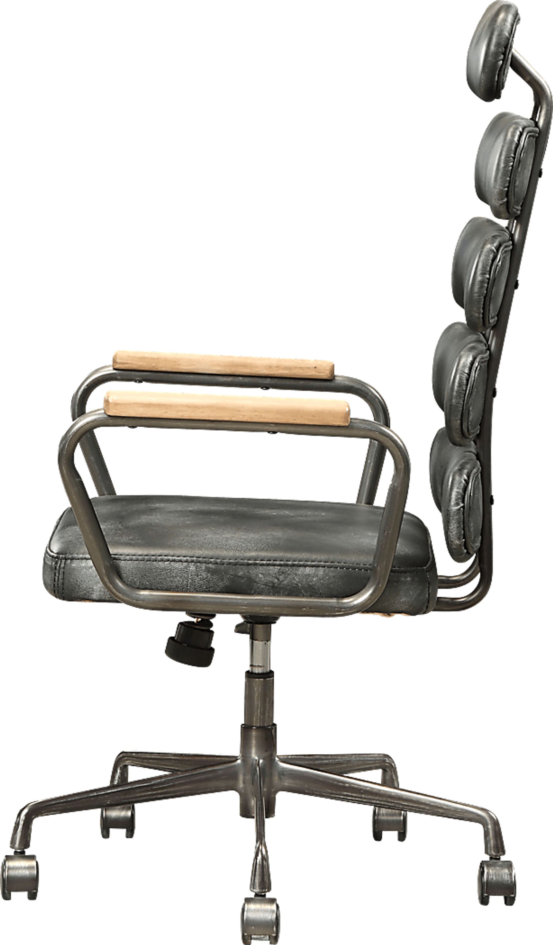 Flatburn Black Swivel Desk Chair - Image 6