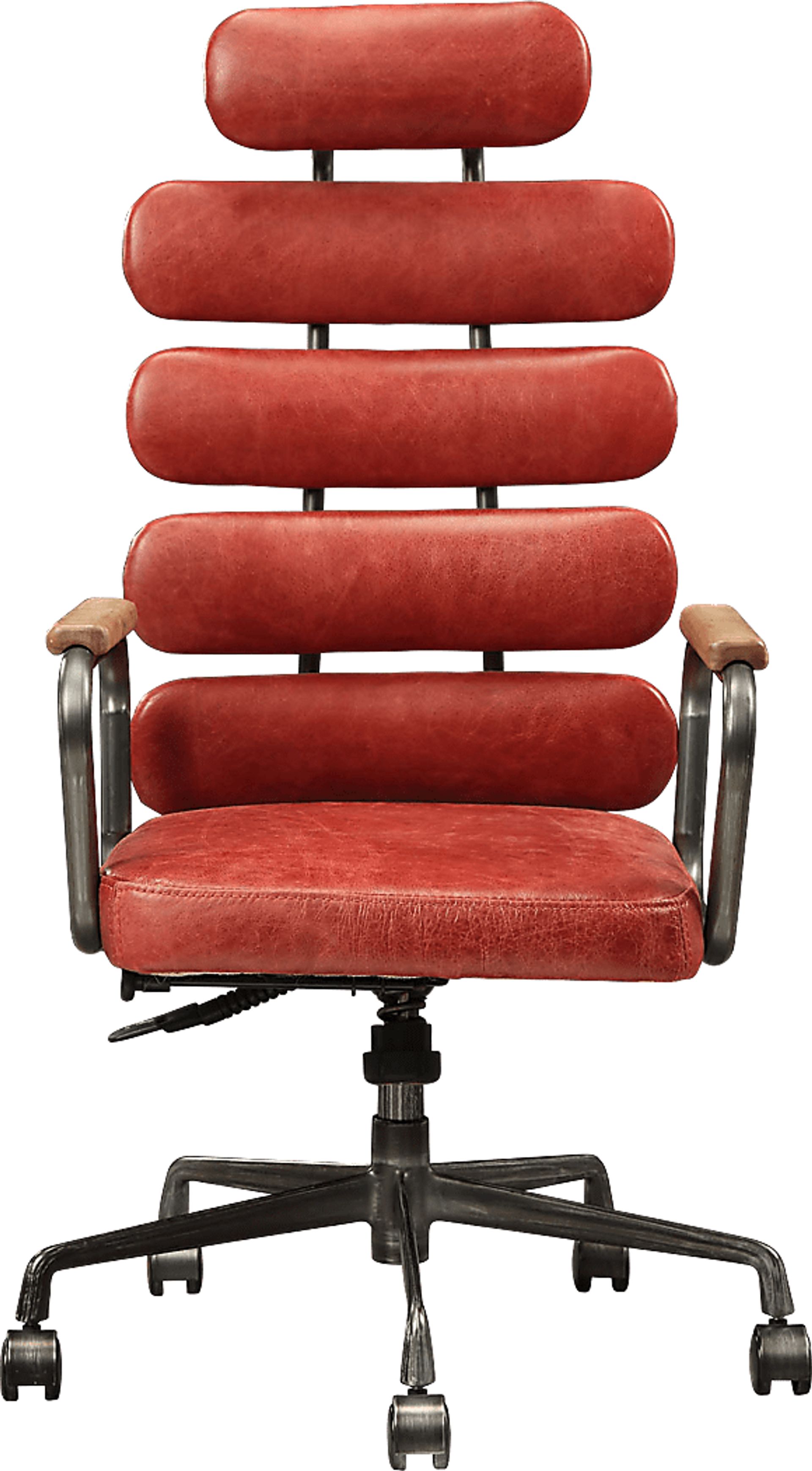 Flatburn Red Swivel Desk Chair - Image 6
