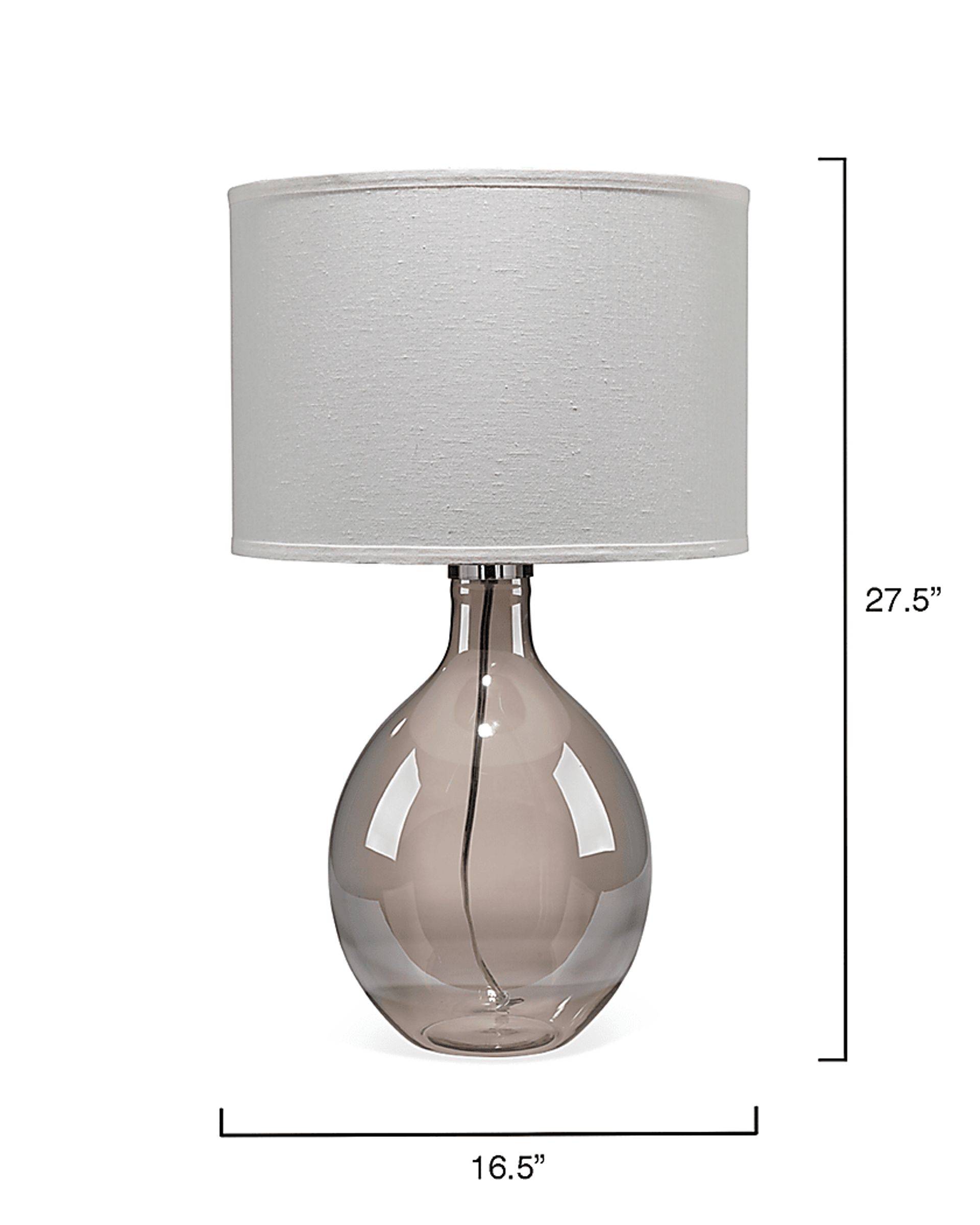 Flavio Gray Lamp - Image 3