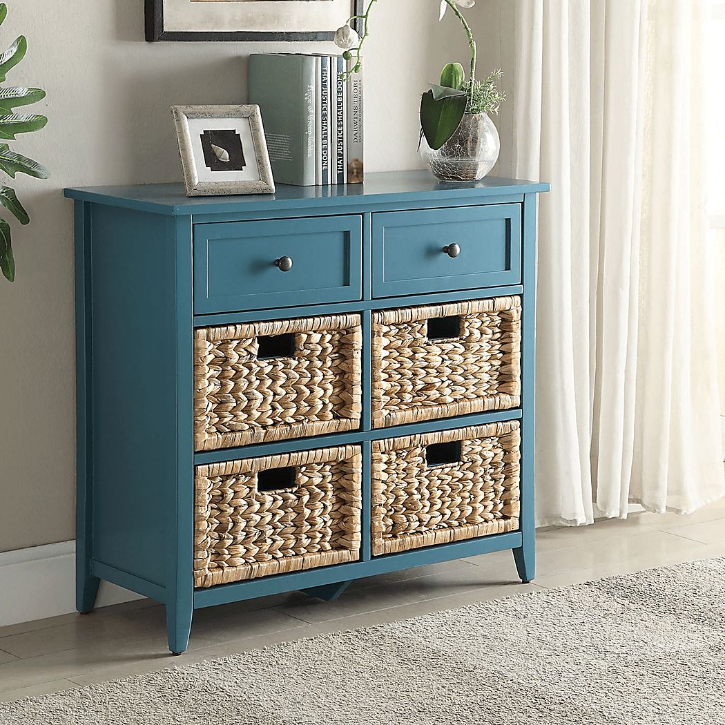 Flavius Blue Accent Cabinet - Thumbnail 3