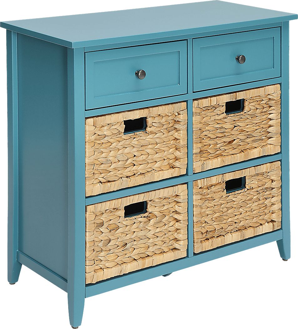 Flavius Blue Accent Cabinet