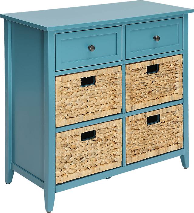 Flavius Blue Accent Cabinet - Thumbnail - Image 1