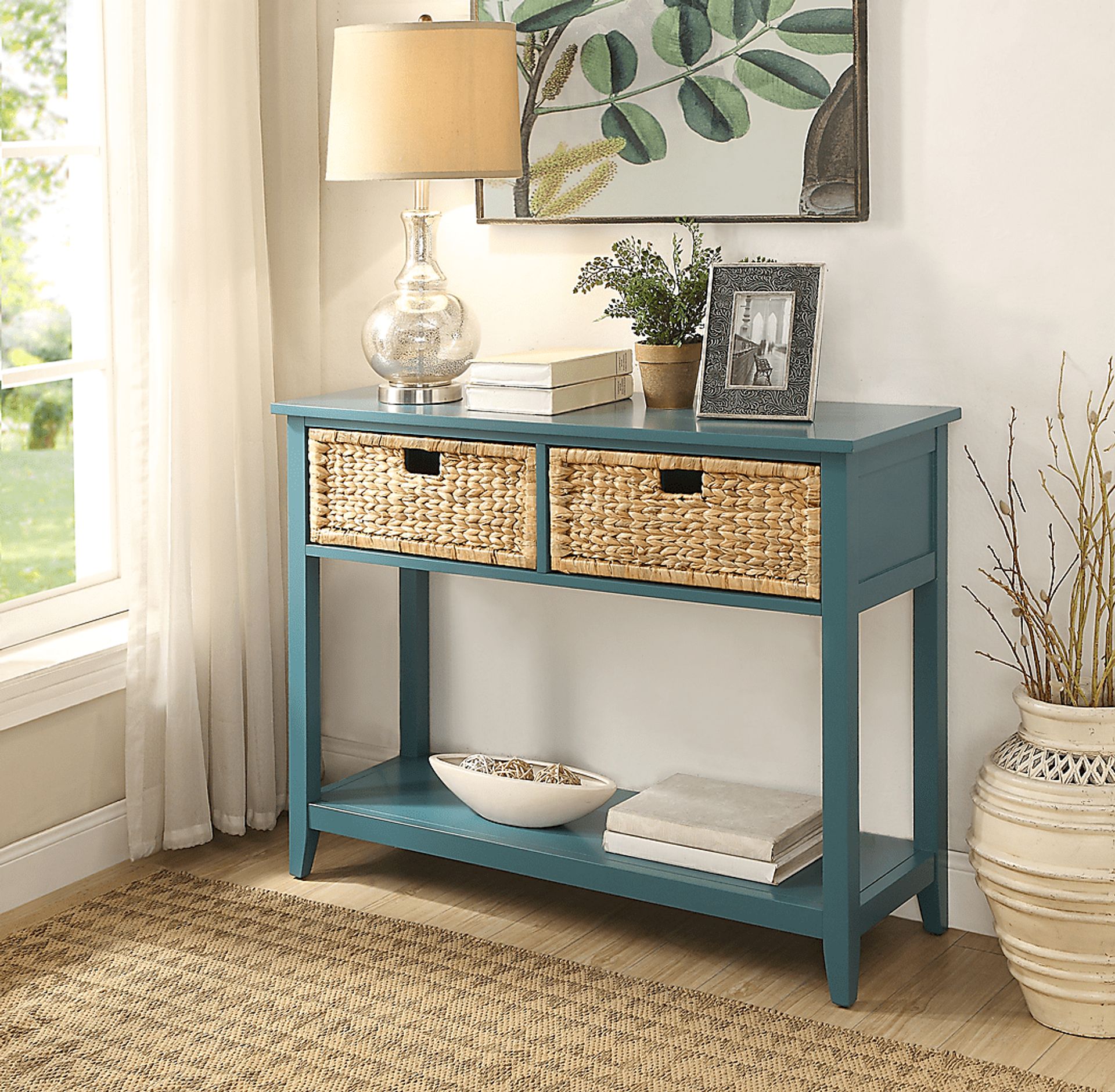 Flavius Blue Sofa Table - Image 3