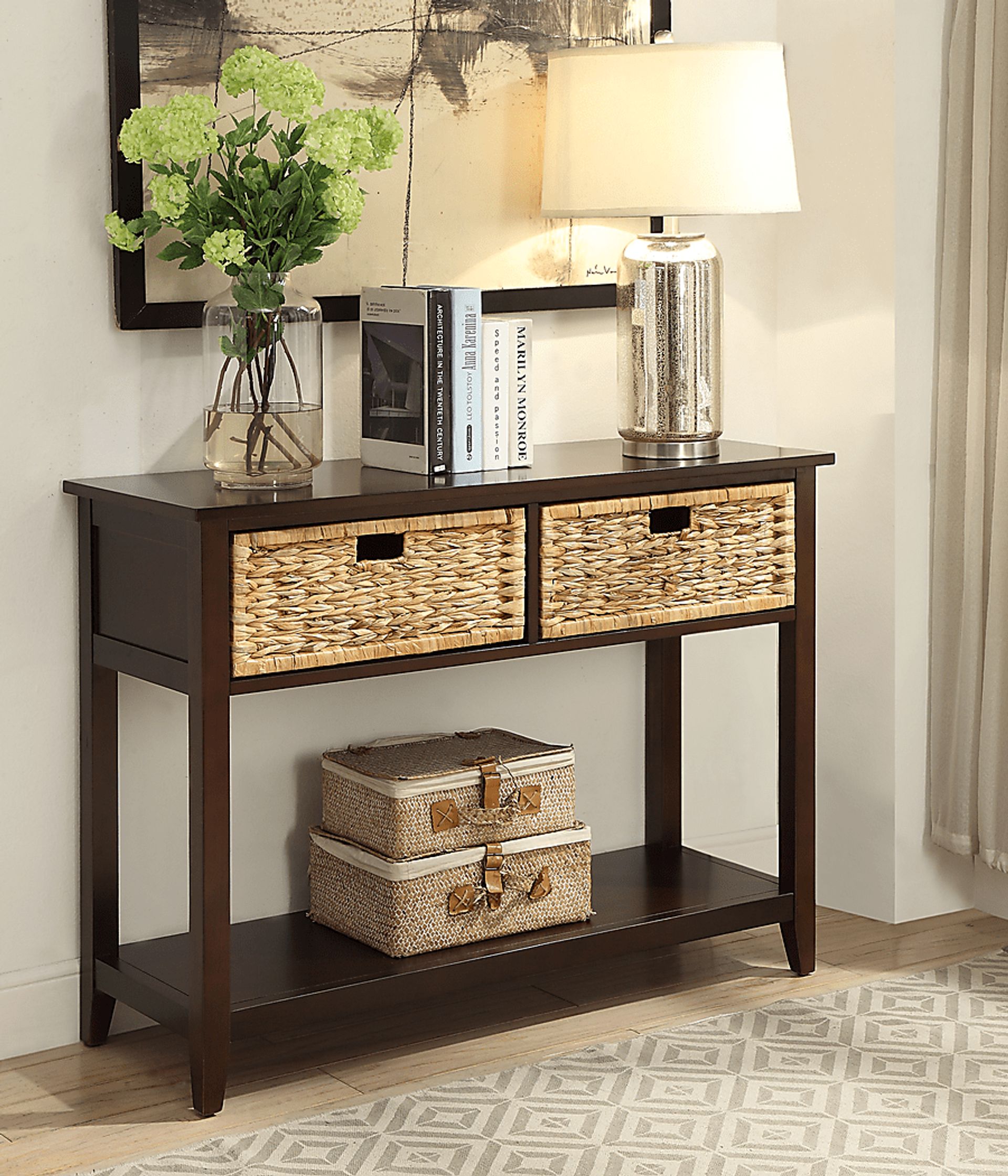 Flavius Brown Sofa Table - Image 3