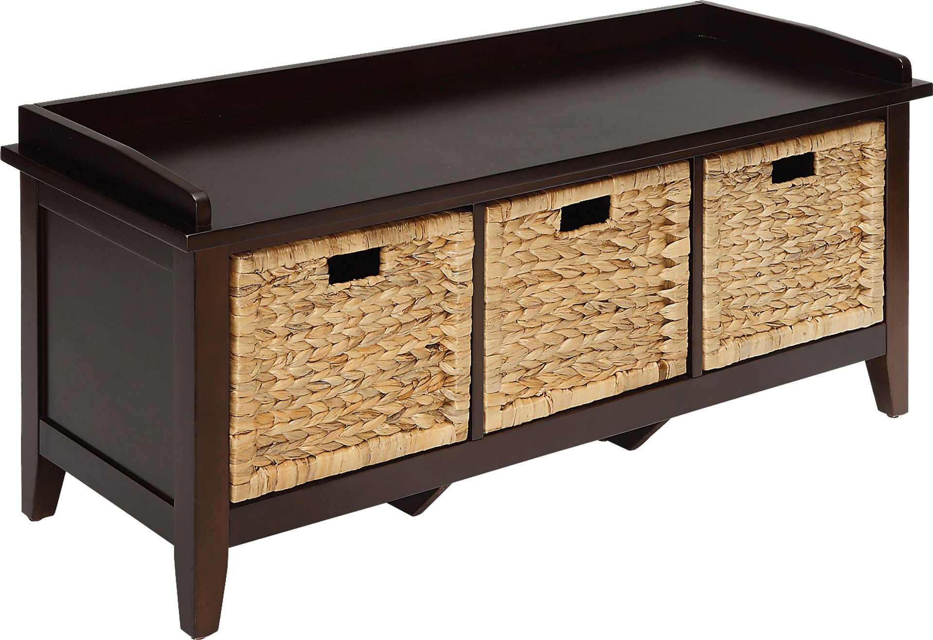 Flavius Brown Storage Bench - Image 1