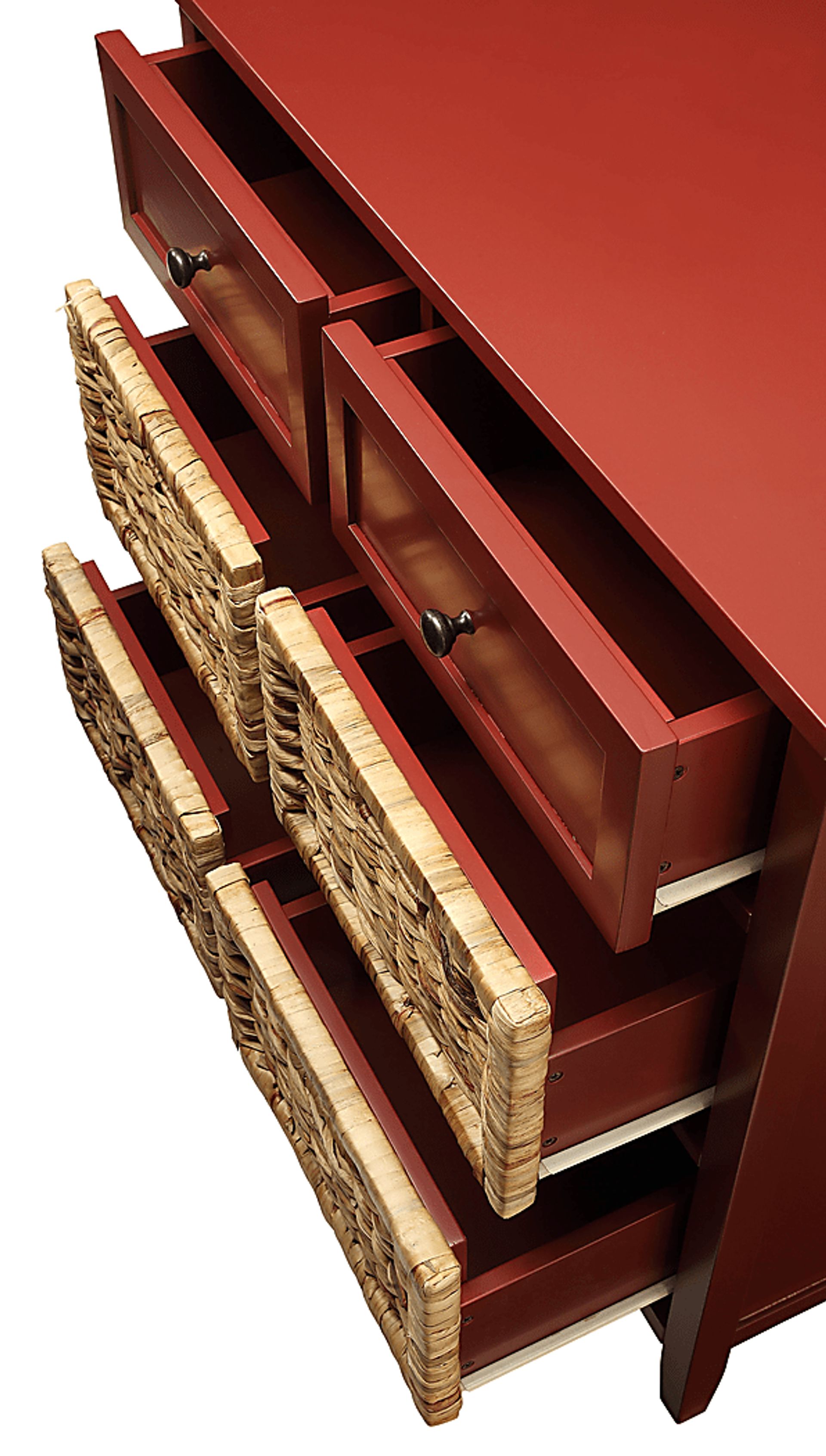 Flavius Red Accent Cabinet - Image 2