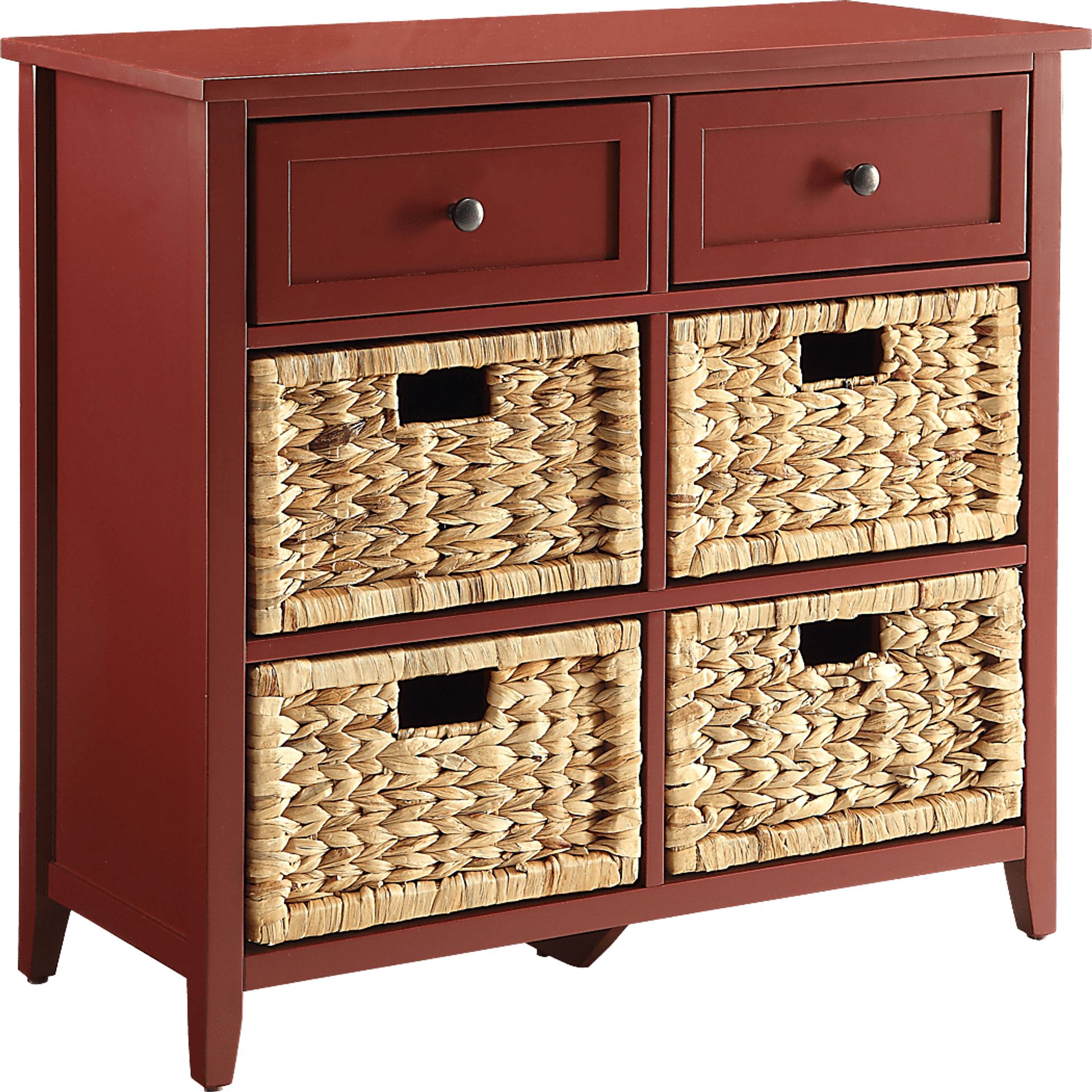Flavius Red Accent Cabinet - Image 1