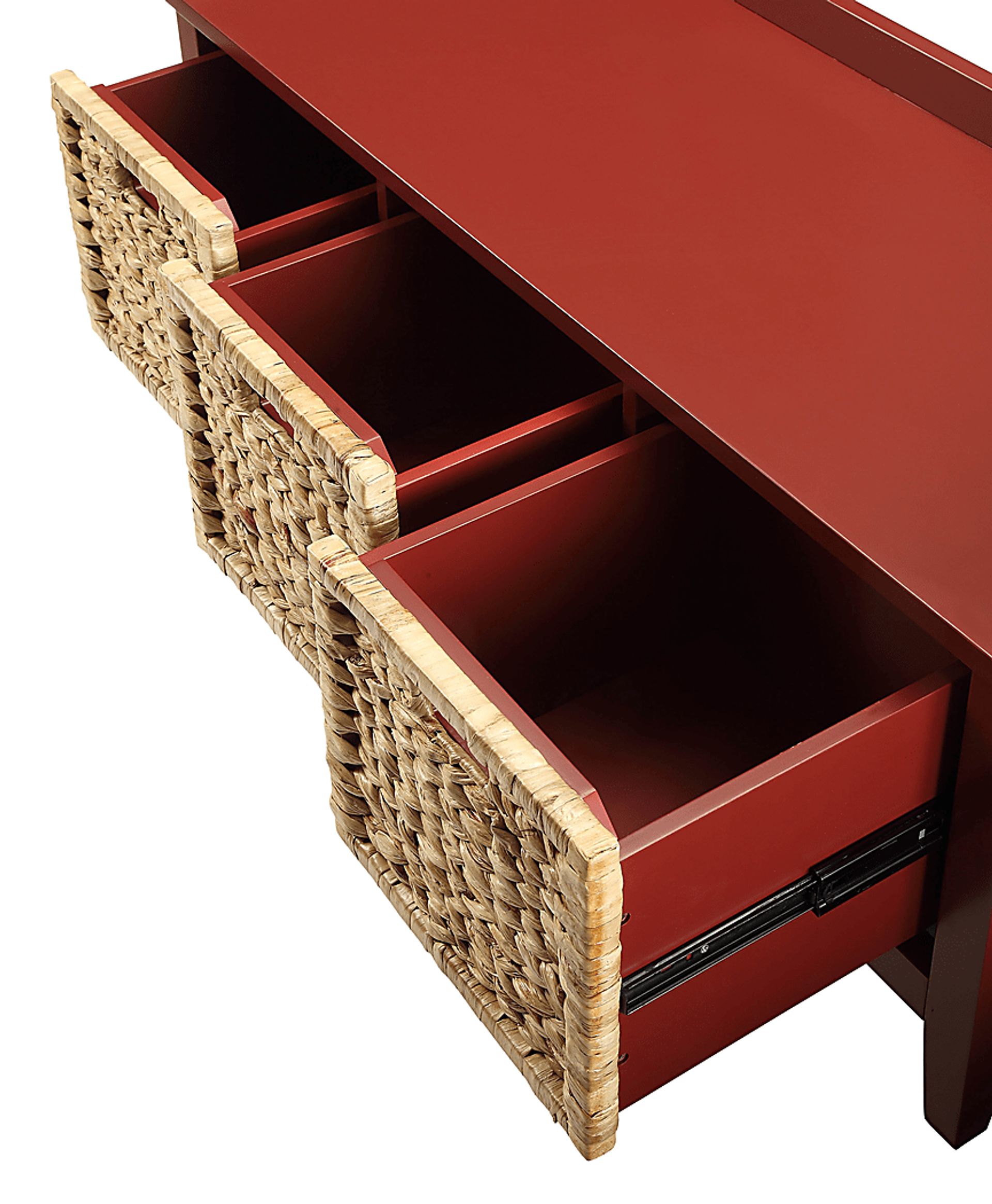Flavius Red Storage Bench - Image 2