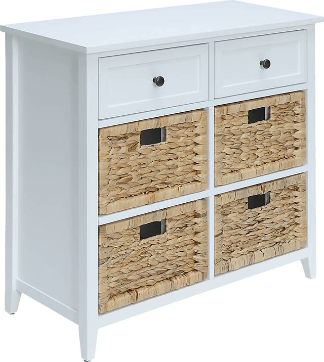 Flavius White Accent Cabinet - Thumbnail - Image 1