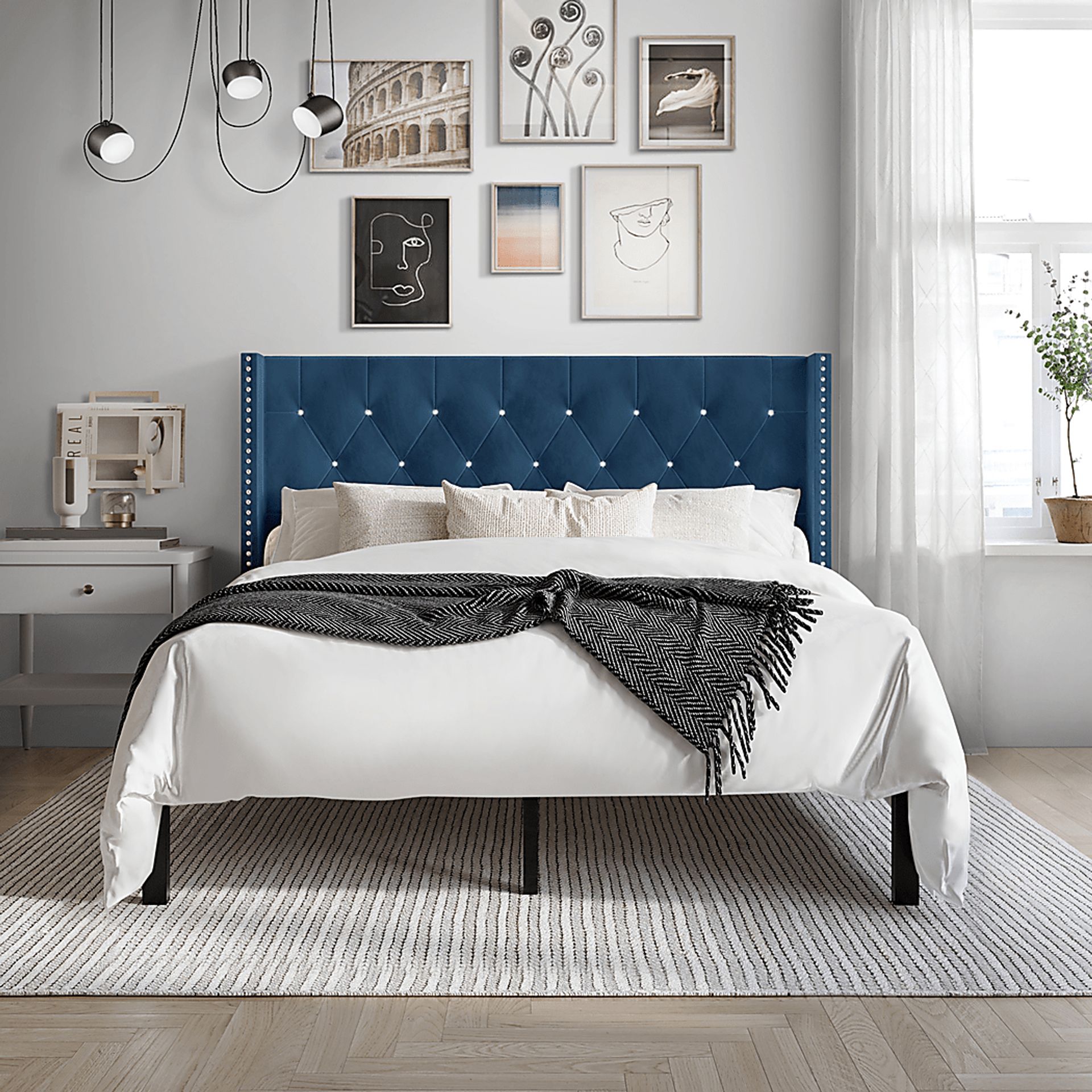 Flaxavenue Blue Full Bed - Image 2