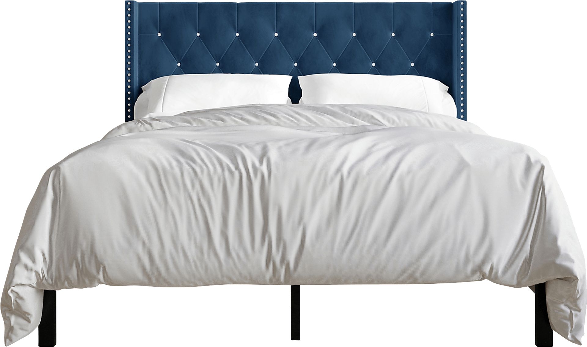 Flaxavenue Blue Queen Bed - Image 4