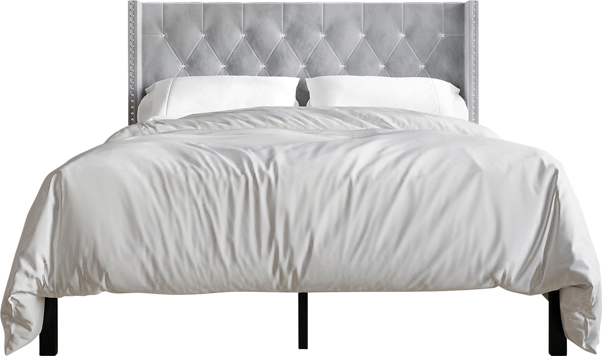 Flaxavenue Gray King Bed - Image 4
