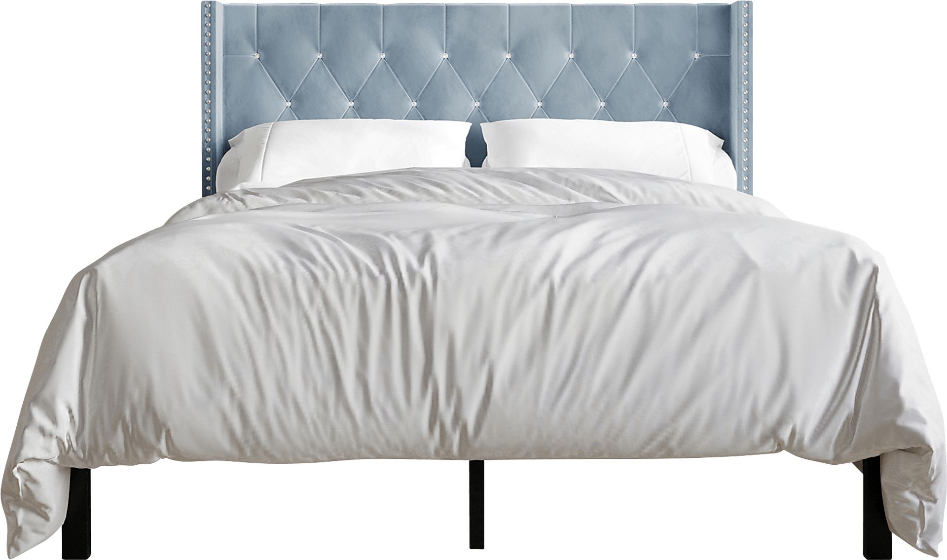 Flaxavenue Light Blue Full Bed - Image 3