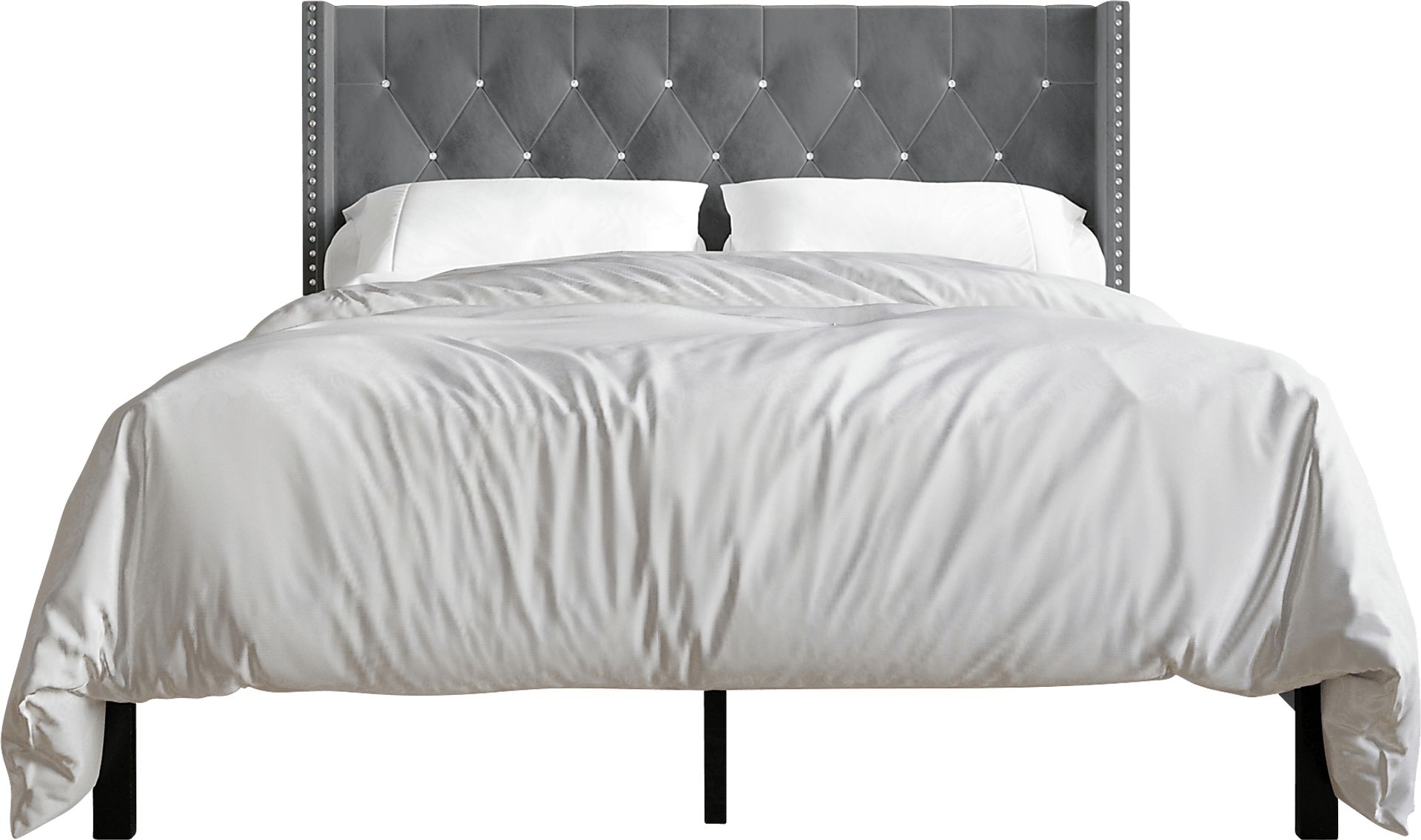 Flaxavenue Light Gray Full Bed - Image 3