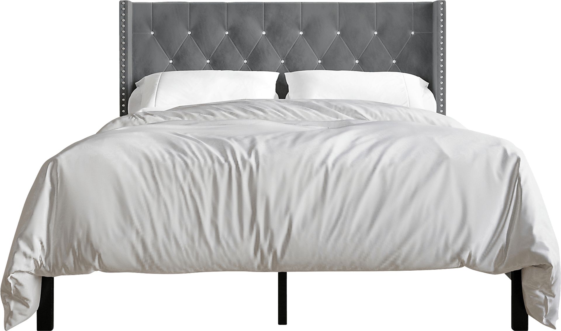 Flaxavenue Light Gray Twin Bed - Image 4