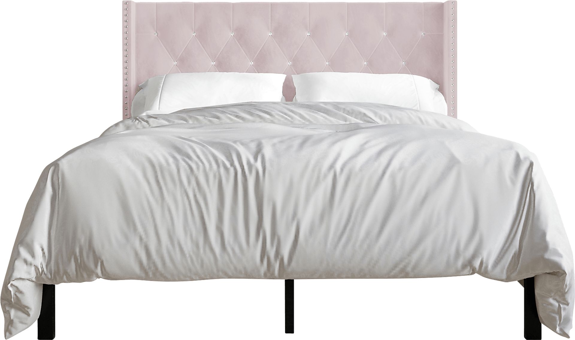 Flaxavenue Light Pink King Bed - Image 3