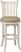 Flaxfield White Swivel Barstool