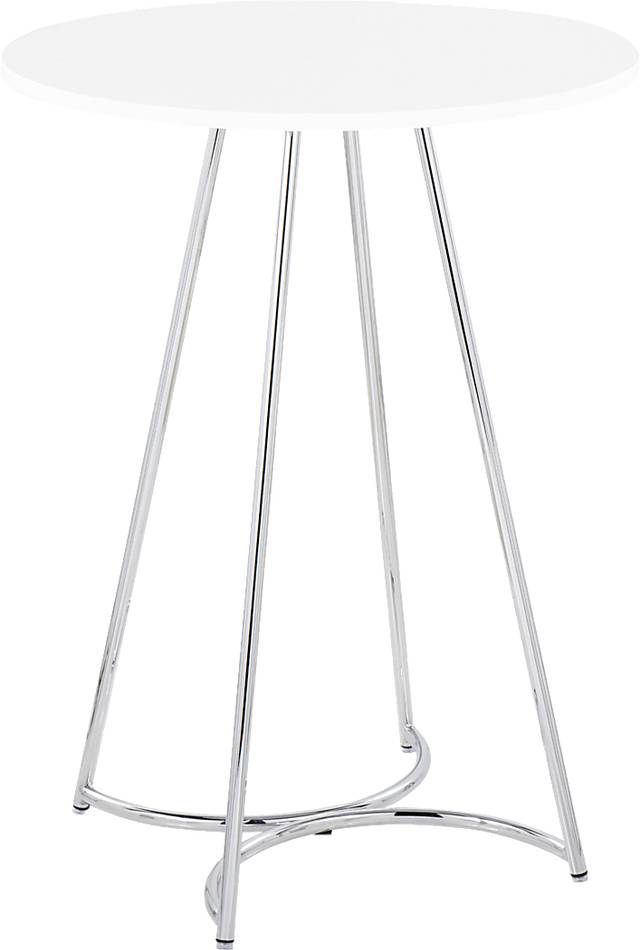 Flechette White Counter Table - Thumbnail - Image 1