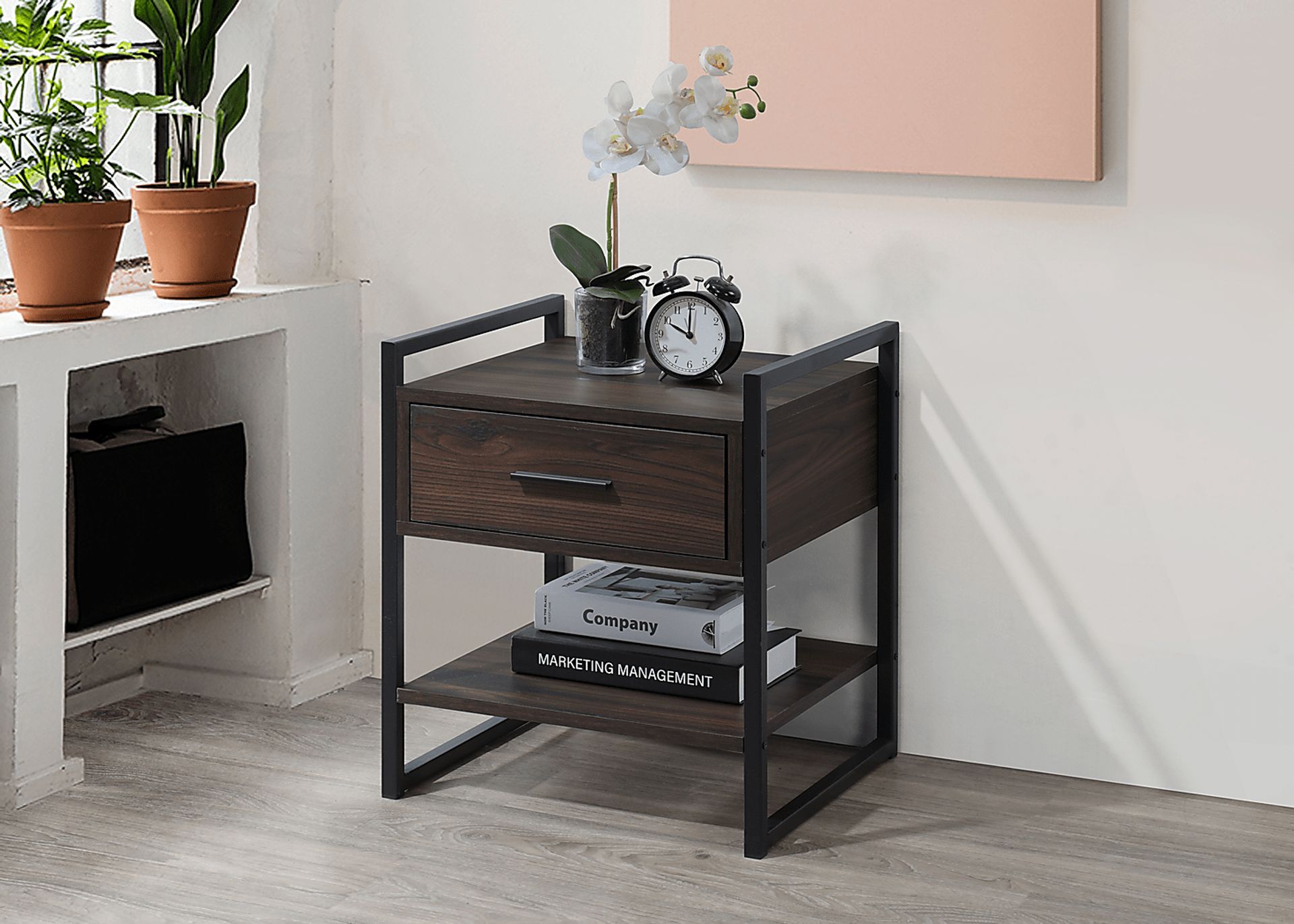 Fleenor Brown Nightstand - Image 2
