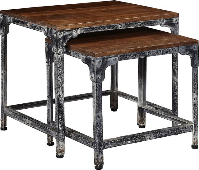 Fleet Brown Nesting Tables - Thumbnail - Image 1