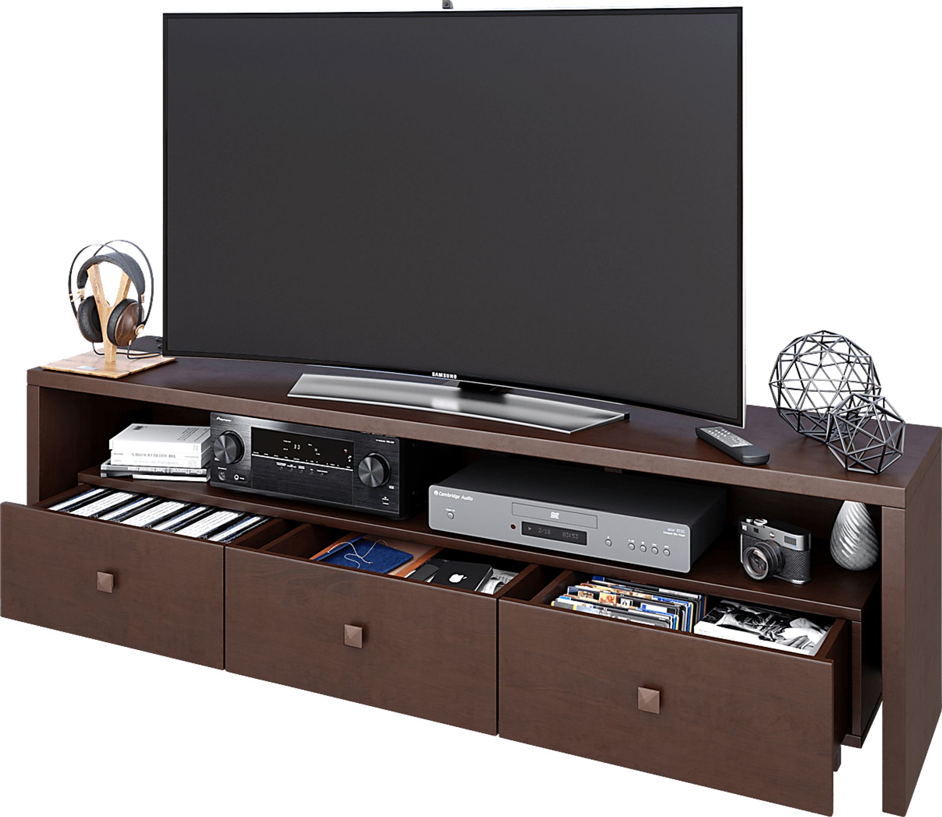 Flemris Hickory 70 in. Console - Image 8
