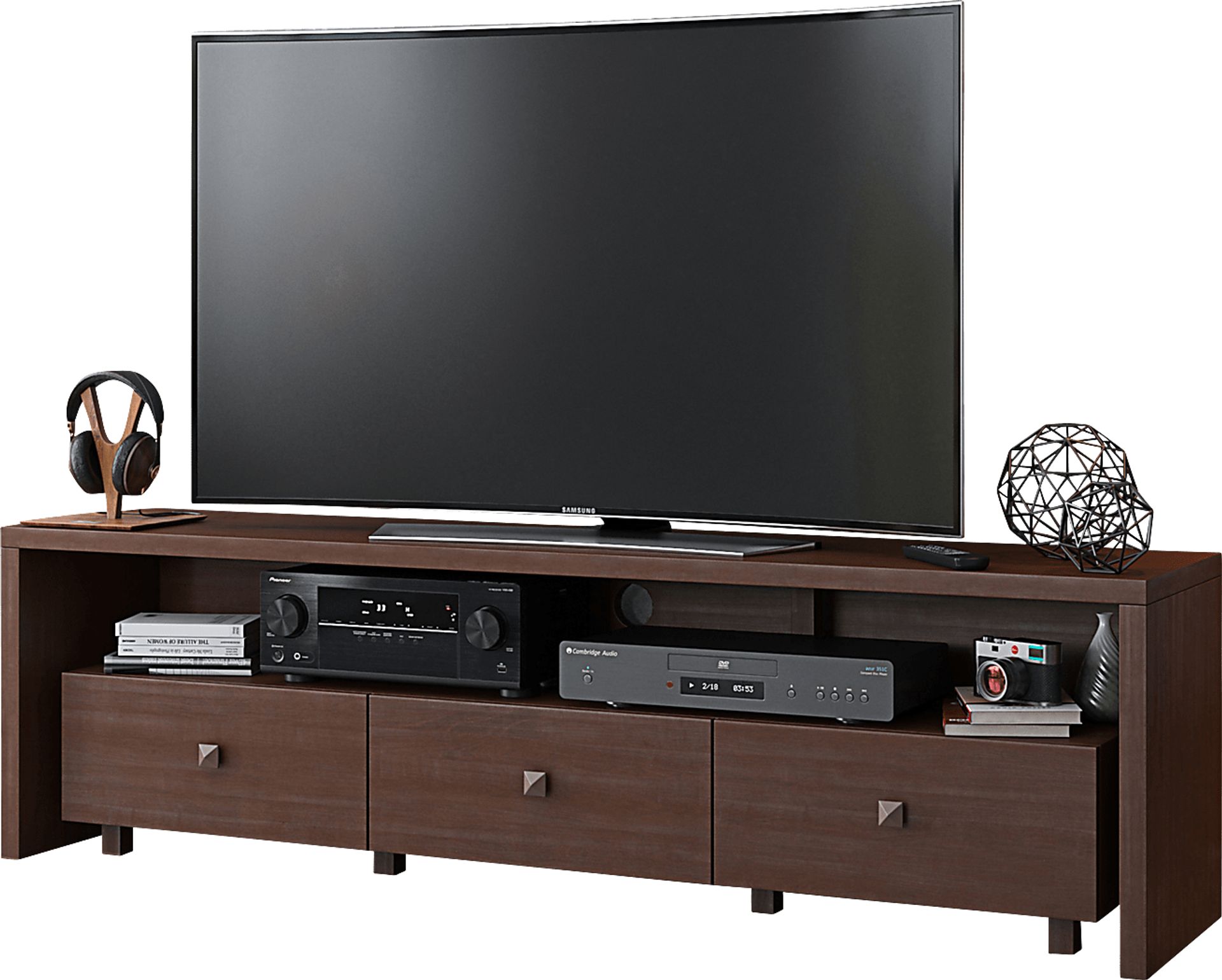 Flemris Hickory 70 in. Console - Image 1