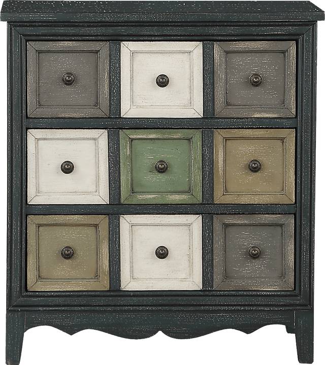 Fletcher Gray Accent Cabinet - Thumbnail - Image 2